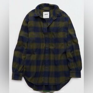 Aerie Anytime Flannel Plaid Shirt
